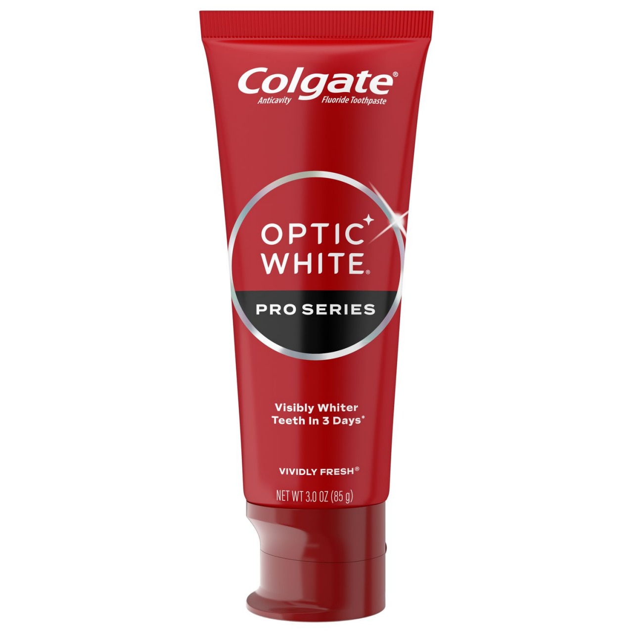Colgate Optic White toothpaste tube