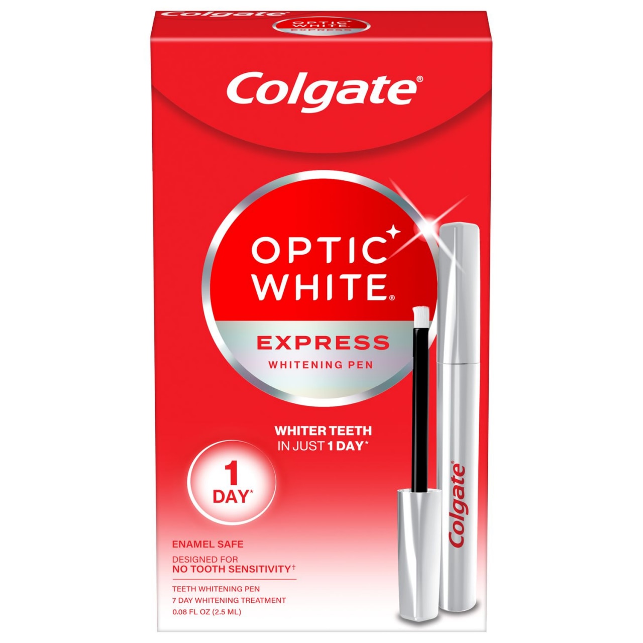 Colgate Optic White Express Whitening Pen box