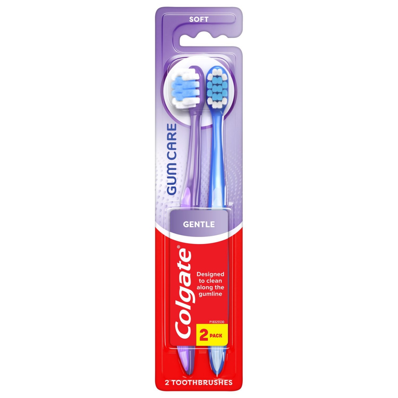 Pack of 2 Colgate Gum Care Soft toothbrushes