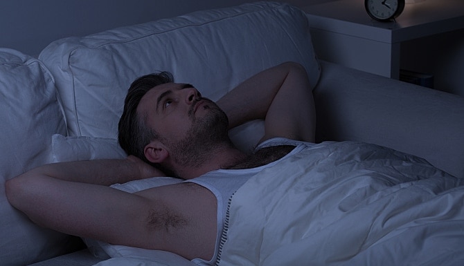 Man with night sweats