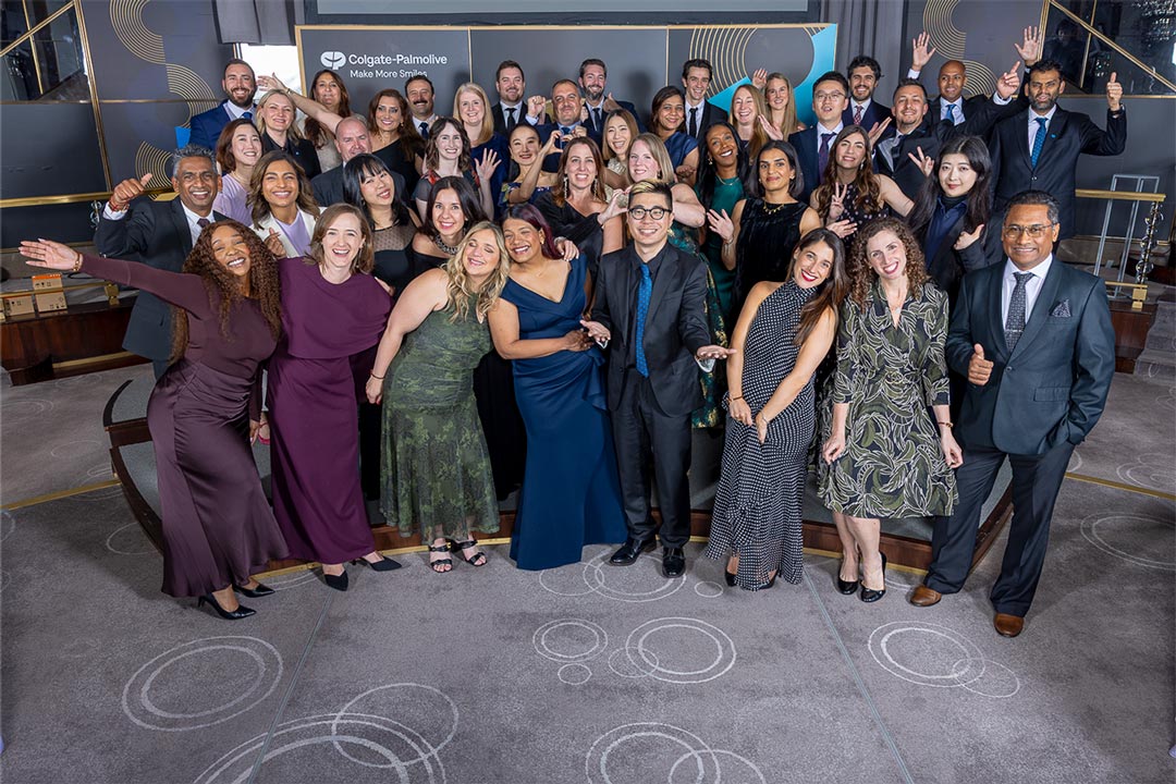 Group dressed to celebrate at the Rainbow Room at Rockefeller Center.