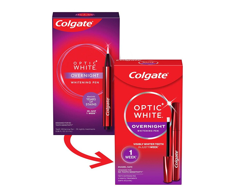 Colgate optic white overnight whitening pen