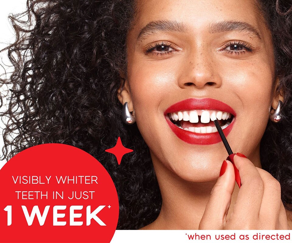 visibly whiter teeth in just 1 week