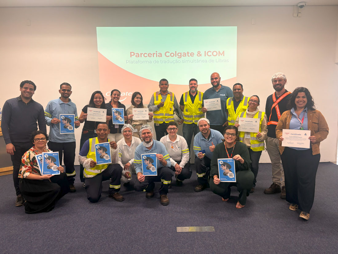 Group of people holding certification in Brazil