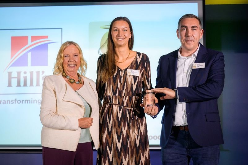 3 people holding hands in a hills presentation